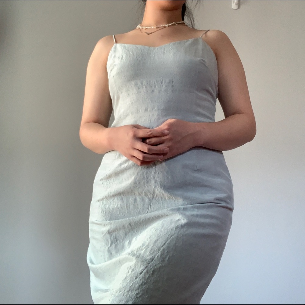 Ann Taylor silk slip dress / satin dress
